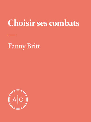 cover image of Choisir ses combats